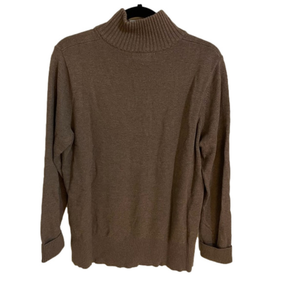 𝅺🎀 Eddie Bauer ButtonDown Pull Over Mock neck Ribbed Sweater, Size XL - Picture 2 of 7